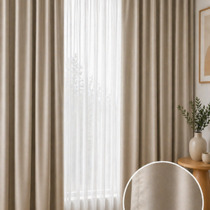 Draperie SOFT BLACKOUT GREJ